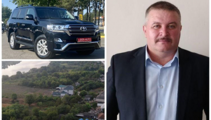 165 de loturi de pamant, 13 imobile si un LAND CRUISER ce valoreaza doar 0 lei. „Saracia” in care traieste presedintele raionului Ocnita - VIDEO