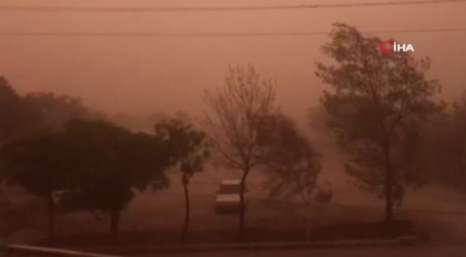Imagini Apocaliptice in capitala Turciei. O furtuna de nisip a lovit Ankara