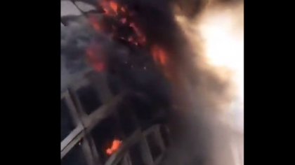 Un nou incendiu a erupt in Beirut, la doar 5 zile de la ultimul. O cladire reper, aproape de a fi terminata, a fost cuprinsa de flacari - VIDEO