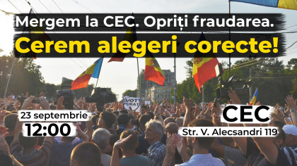 "Opriti fraudarea alegerilor". PAS pregateste proteste in fata CEC-ului