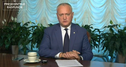 Igor Dodon raspunde la intrebarile cetatenilor - VIDEO