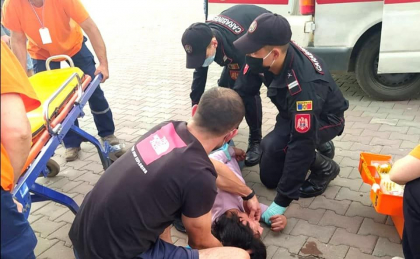 O femeie din Balti - salvata de carabinierii aflati la patrulare. Cum s-a intamplat totul
