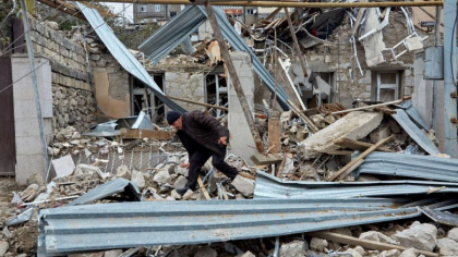 Prima zi de armistitiu in Nagorno-Karabah: Sapte explozii puternice au cutremurat capitala regionala, Stepanakert Prima zi de armistitiu in Nagorno-Karabah: Sapte explozii puternice au cutremurat capitala regionala, Stepanakert