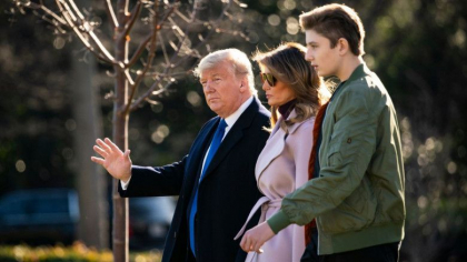 Barron, fiul lui Donald si al Melaniei Trump, a avut COVID-19 Barron, fiul lui Donald si al Melaniei Trump, a avut COVID-19