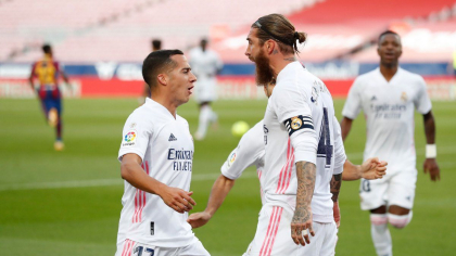 Victorie pentru Real Madrid in primul El Clasico din noul sezon de fotbal din Spania. Trupa lui Zinedine Zidane s-a impus cu 3 la 1 in fata rivalilor principiali de la FC Barcelona Victorie pentru Real Madrid in primul El Clasico din noul sezon de fotbal din Spania. Trupa lui Zinedine Zidane s-a impus cu 3 la 1 in fata rivalilor principiali de la FC Barcelona
