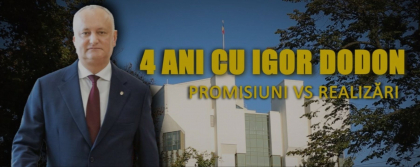 4 ani cu Igor Dodon. Promisiuni vs Realizari / ZDG.MD