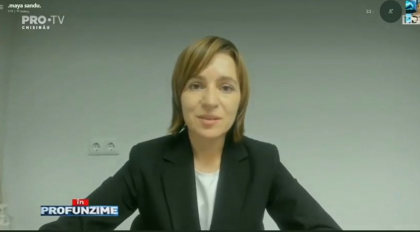 Primele declaratii facute de Maia Sandu la emisiunea In PROfunzime, dupa ce a aflat ca se va duela in al doilea tur al alegerilor prezidentiale cu Igor Dodon Primele declaratii facute de Maia Sandu la emisiunea In PROfunzime, dupa ce a aflat ca se va duela in al doilea tur al alegerilor prezidentiale cu Igor Dodon