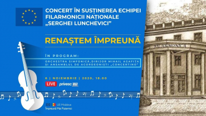 Un concert de exceptie sustinut de Orchestra Nationala si Ansamblul de acordeonisti „Concertino” va avea loc astazi