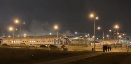 Fum deasupra unui spital Covid din Moscova. Unul din principalele centre de tratare a coronavirusului din Moscova a luat foc Fum deasupra unui spital Covid din Moscova. Unul din principalele centre de tratare a coronavirusului din Moscova a luat foc