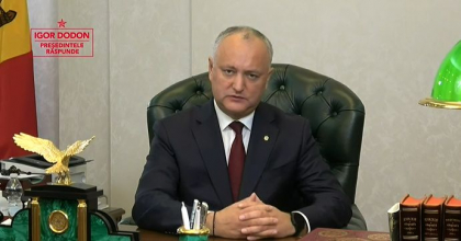 LIVE. Igor Dodon raspunde la intrebarile cetatenilor LIVE. Igor Dodon raspunde la intrebarile cetatenilor