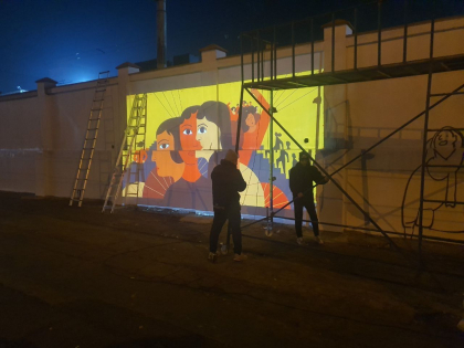 In capitala a aparut o pictura murala care va fi iluminata pe timp de noapte. Unde se afla aceasta - FOTO In capitala a aparut o pictura murala care va fi iluminata pe timp de noapte. Unde se afla aceasta - FOTO