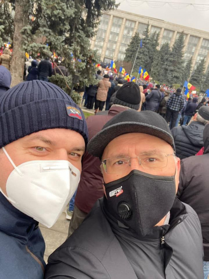 Pavel Filip - prezent la protestul din PMAN: "Nu vrem hoti la guvernare" - FOTO
