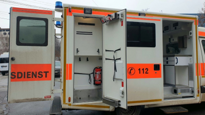 Au fost procurate doua ambulante pentru pacienti cu coronavirus in stare grava, destinate "Centrului Covid - 19 Chisinau" - GALERIE FOTO