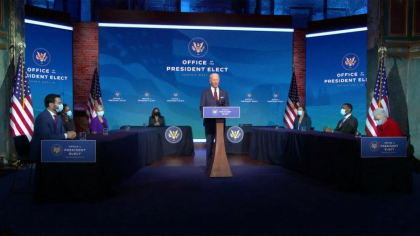 Joe Biden si-a prezentat echipa de experti in clima. Un afroamerican va conduce in premiera Agentia SUA de Protectie a Mediului Joe Biden si-a prezentat echipa de experti in clima. Un afroamerican va conduce in premiera Agentia SUA de Protectie a Mediului