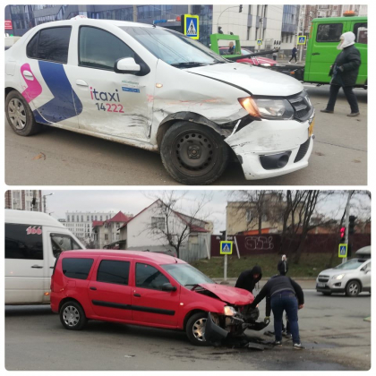 Accident matinal in capitala. Doua automobile - grav avariate, dupa ce s-au ciocnit puternic - GALERIE FOTO Accident matinal in capitala. Doua automobile - grav avariate, dupa ce s-au ciocnit puternic - GALERIE FOTO