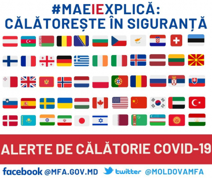 Atentie, moldoveni. Alerta de calatorie COVID - 19. MAEIE a actualizat informatia /DOC Atentie, moldoveni. Alerta de calatorie COVID - 19. MAEIE a actualizat informatia /DOC