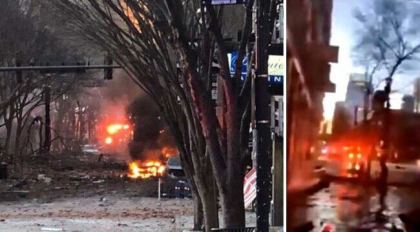 Explozie puternica in centrul orasului american Nashville, in ziua de Craciun. Politia spune ca a fost „un act intentionat” Explozie puternica in centrul orasului american Nashville, in ziua de Craciun. Politia spune ca a fost „un act intentionat”