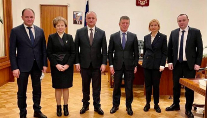 Socialistii, in frunte cu Igor Dodon si Zinaida Greceanii s-au intalnit cu Dmitrii Kozak la Moscova. Ce au discutat acestia 