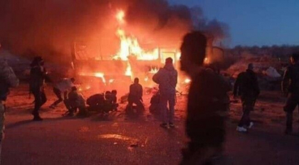 Atac asupra unui autobuz, pe o autostrada din Siria: 28 de oameni au fost ucisi - VIDEO