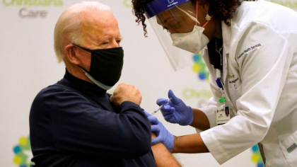 Joe Biden a primit cea de-a doua doza a vaccinului anti-Covid Joe Biden a primit cea de-a doua doza a vaccinului anti-Covid