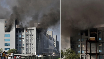 Incendiu urias la cea mai mare unitate de vaccin impotriva Covid din lume - VIDEO/GALERIE FOTO Incendiu urias la cea mai mare unitate de vaccin impotriva Covid din lume - VIDEO/GALERIE FOTO