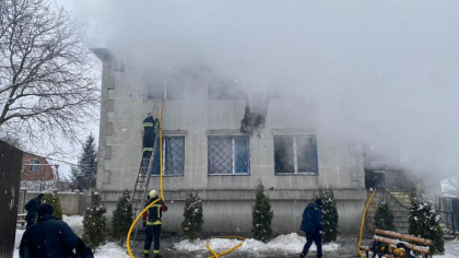 Incendiu urias, cu cel putin 15 morti, la un camin de batrani din Ucraina. A fost anuntata o cauza preliminara