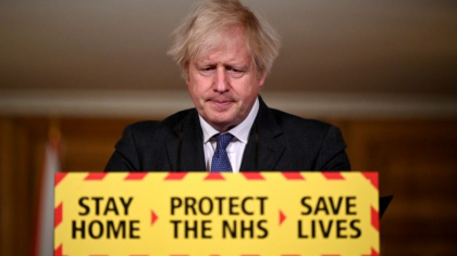 Boris Johnson: Tulpina britanica a coronavirusului este cu 30% mai mortala decat cea initiala