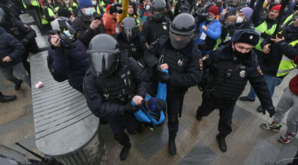 Proteste fata de arestarea lui Navalnii pe tot teritoriul Rusiei. Peste 2.000 de persoane au fost retinute - GALERIE FOTO Proteste fata de arestarea lui Navalnii pe tot teritoriul Rusiei. Peste 2.000 de persoane au fost retinute - GALERIE FOTO