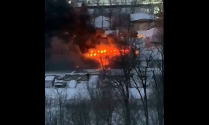 Incendiu in sectorul Ciocana al capitalei. Opt echipaje de pompieri - la fata locului - VIDEO