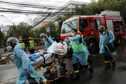 Incendiu la un spital din Chile: 350 de pacienti au fost evacuati in siguranta - FOTO / VIDEO Incendiu la un spital din Chile: 350 de pacienti au fost evacuati in siguranta - FOTO / VIDEO