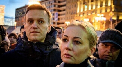 Sotia lui Aleksei Navalnii, retinuta la un protest in Moscova. SUA condamna autoritatile ruse