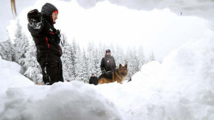 Doi tineri ingropati de avalansa in Elvetia au fost gasiti in viata, dupa ce cainii lor au latrat fara oprire Doi tineri ingropati de avalansa in Elvetia au fost gasiti in viata, dupa ce cainii lor au latrat fara oprire