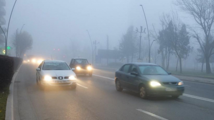 Atentie, soferi. Se circula in conditii de iarna, drumul este umed. In capitala se circula cu dificultate