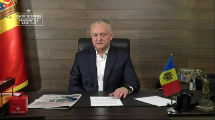 Dupa ce a anuntat ca nu voteaza Guvernul Gavrilita, Igor Dodon vine cu un sfat pentru viitorii ministri: ,,Am vazut ca unii prin oars s-au grabit sa isi cumpere costume de ministri. Nu va grabiti" Dupa ce a anuntat ca nu voteaza Guvernul Gavrilita, Igor Dodon vine cu un sfat pentru viitorii ministri: ,,Am vazut ca unii prin oars s-au grabit sa isi cumpere costume de ministri. Nu va grabiti"