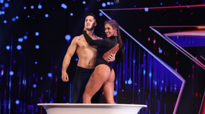Romanii au talent 2021: Cecile si Roman au imbinat acrobatia si senzualitatea intr-un moment spectaculos 