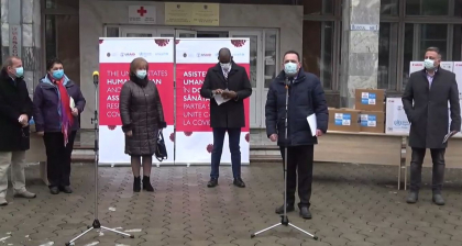 Agentia Nationala de Sanatate Publica a primit o donatie de echipamente IT - VIDEO