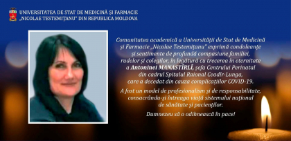 Inca un medic si-a pierdut viata in lupta cu coronavirusul Inca un medic si-a pierdut viata in lupta cu coronavirusul