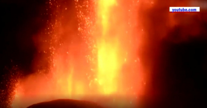Vulcanul Etna din Italia a erupt pentru a patra oara in ultimele zile