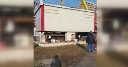 Ghereta vicepretorului din sectorul Ciocana - demontata