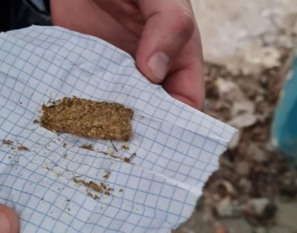 Un barbat din Balti, prins in flagrant in timp ce ascundea droguri - FOTO