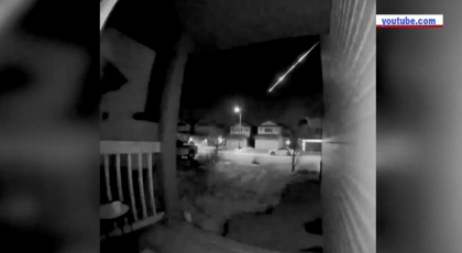 S-a luminat cerul in nordul provinciei Alberta din Canada. Si nu soarele a fost raspunzator de acest lucru, ci un meteorit - VIDEO