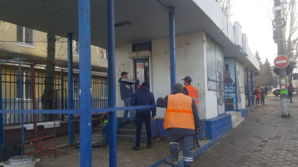 O ghereta din capitala al carei contract de arenda a expirat - demolata - FOTO