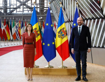 Presedintele Consiliului European, Charles Michel, vine intr-o vizita la Chisinau si se va intalni cu Maia Sandu