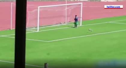 Un copil si-a salvat gruparea preferata de la un gol in campionatul Algeriei Un copil si-a salvat gruparea preferata de la un gol in campionatul Algeriei
