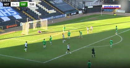 Un fotbalist de la Notts County a reusit un gol care in doar cateva ore a facut inconjurul lumii Un fotbalist de la Notts County a reusit un gol care in doar cateva ore a facut inconjurul lumii