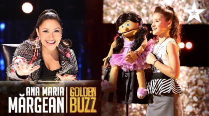 Romanii au talent: Ana-Maria Margean a venit cu un moment unic pe scena, iar Andra a apasat butonul de Golden Buzz