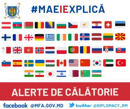 Atentie, moldoveni! Alerta de calatorie Covid-19. MAEIE a actualizat informatia / DOC