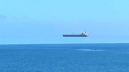 ”Cargobotul zburator”. In Marea Britanie a fost vazuta o rara iluzie optica - FOTO