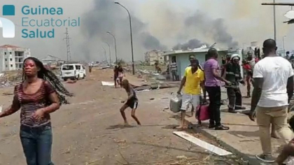 Catastrofa de proportii. Haos si cartiere intregi spulberate, dupa explozii intr-o unitate militara din Guineea Ecuatoriala