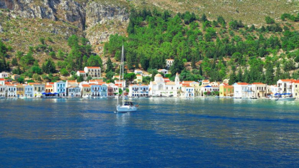 Insula din Grecia libera de Covid, unde toti locuitorii au fost vaccinati